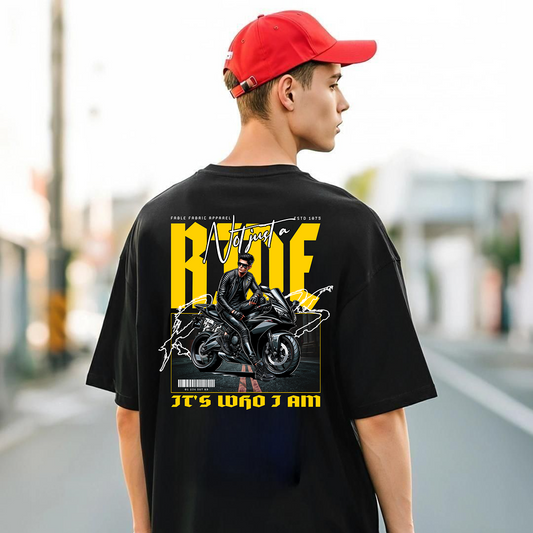 Not just a ride oversized t-shirt