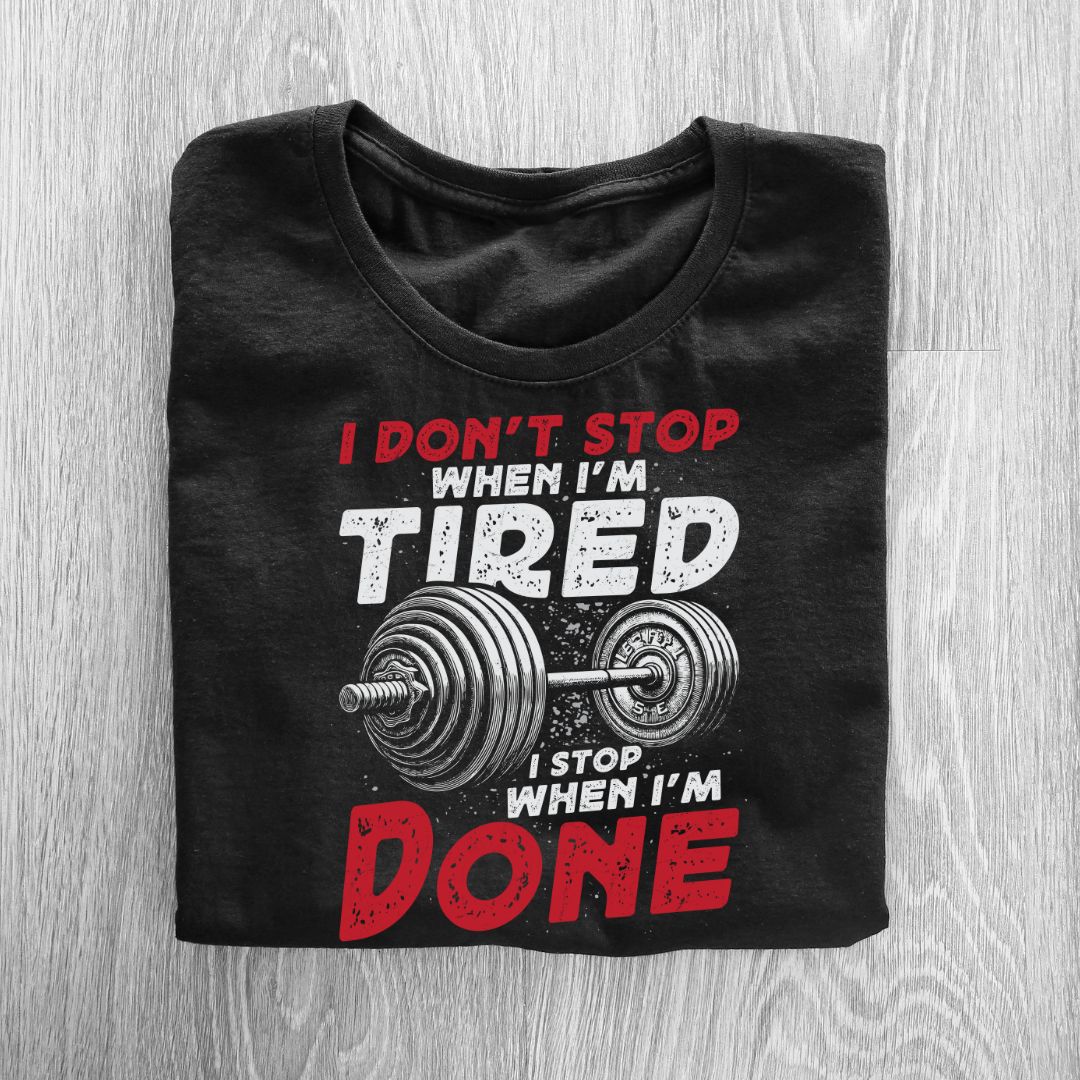 I'll Stop When I'm Done