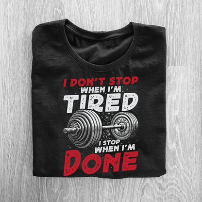 I'll Stop When I'm Done
