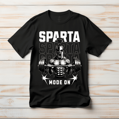 Sparta Mode On Half Sleeve T-shirt