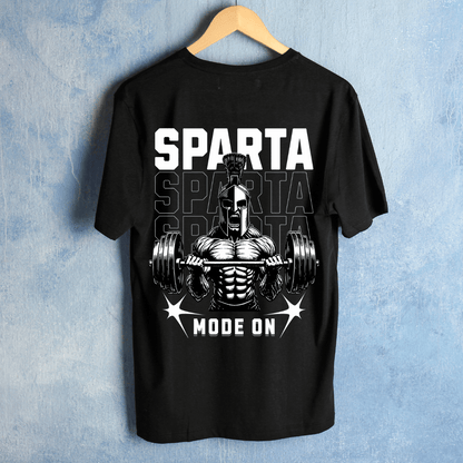 Sparta Mode On Half Sleeve T-shirt